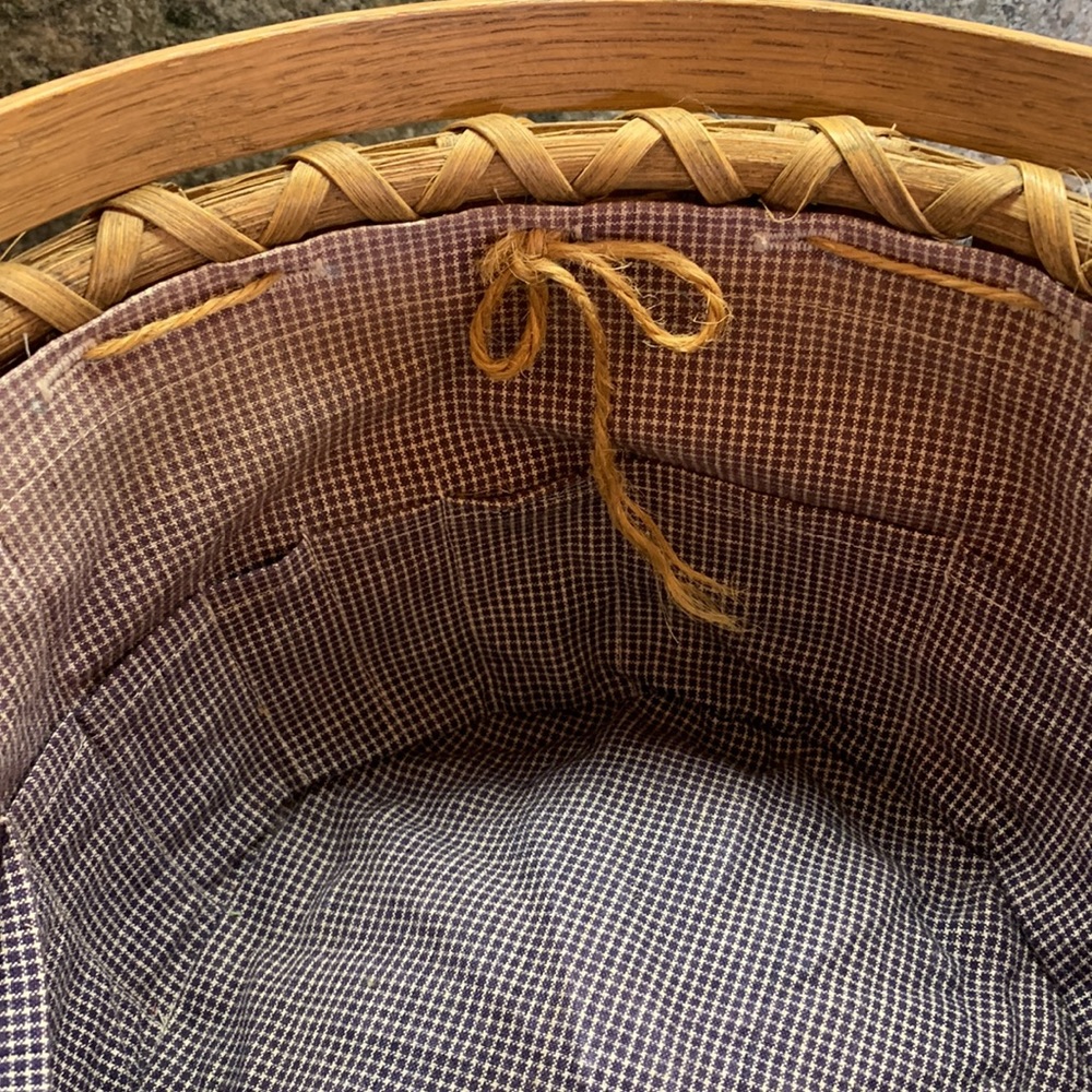 Vintage Handmade Basket - Picture 6 of 8